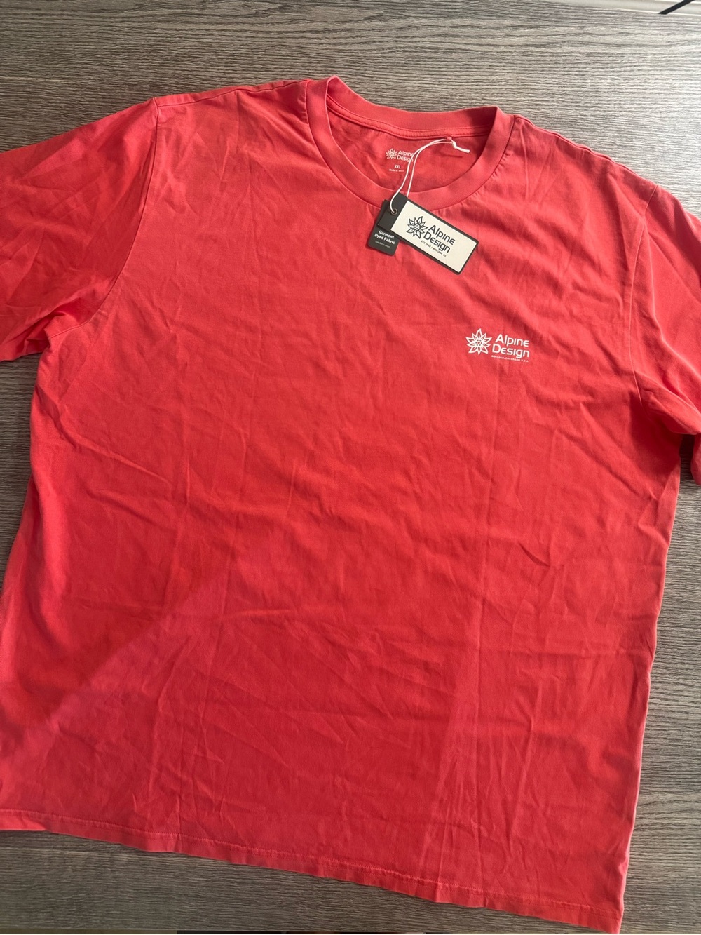 Alpine Design Men's AD Hike T-shirt Graphic Tee Size XXL Organic Cotton UPF 30+